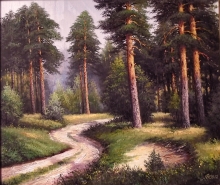 Homeland Places - oil, canvas