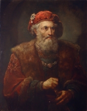 Nobleman With A Dagger - oil, canvas