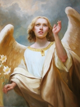 Gabriel The Archangel - oil, canvas