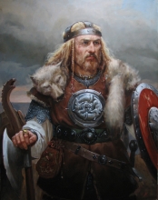 Viking - oil, canvas