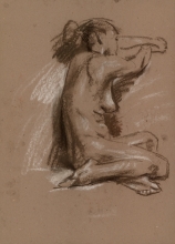 Nude 20 - pastel, toned paper