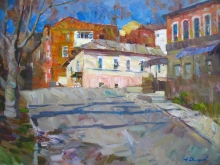 Kharkov Theme - oil, canvas