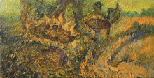 Sunflowers - oil, canvas