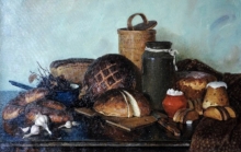 Bread - oil, canvas