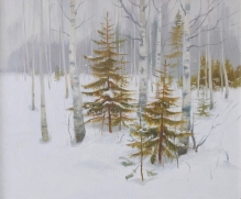 Winter - oil, canvas