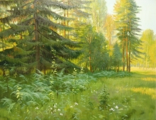 In The Forest - oil, canvas