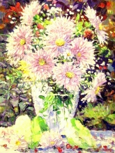 Sunny Bouquet - oil, canvas