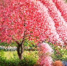 Music Of Bright Spring - oil, canvas