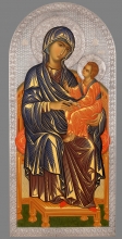 Enthroned Madonna - icon: 