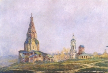 Kolomenskoye. Quiet Evening - oil, canvas