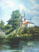 Suzdal - oil, canvas