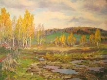 After The Rain. Autumn - oil, canvas