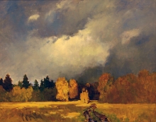 Autumn Rus - oil, canvas