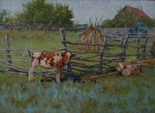 Calf - oil, canvas