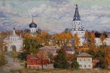 Alexandrovskaya Slovoboda - oil, canvas