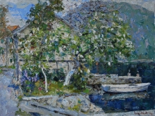 Chernogoriya (Montenegro) - oil, canvas