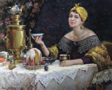 Merchants Wife - oil, canvas