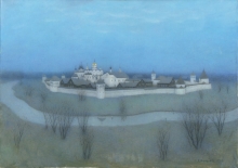 Rostov. Pokrov Monastery - oil, canvas