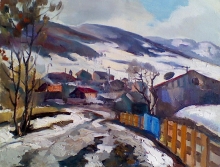 Winter - oil, canvas