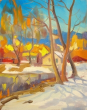 Warm Winter - oil, canvas
