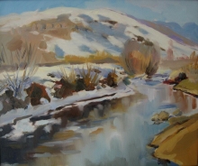 Winter - oil, canvas