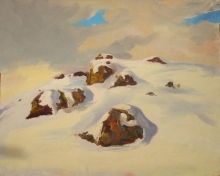 Snow Blanket - oil, canvas