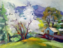Spring - oil, canvas