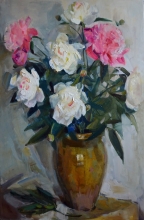 Morning Bouquet - oil, canvas