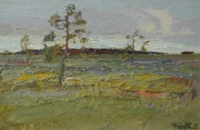 At The Swamp - oil, cardboard