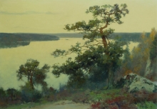 Over The River - oil, canvas