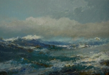 Sketch - oil, cardboard