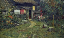 At The Gate - oil, canvas