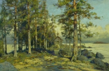 At The White Sea - oil, canvas