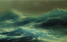 In Waves - oil, canvas