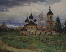 Church - oil, canvas