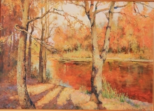 Autumnal Season - oil, canvas