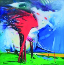 Tornado - oil, canvas