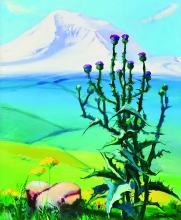 Flower - oil, canvas