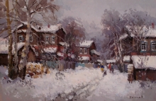 Recollections Of Long Gone Childhood - oil, canvas