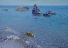 Coast. Crimea - oil, canvas