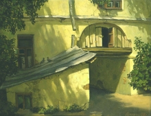Arch In Pechatnikov Lane - oil, canvas