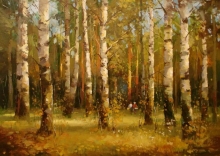 Mushroom Season - oil, canvas