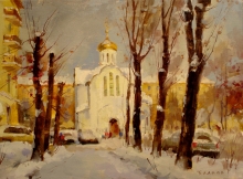 Winter Silence - oil, canvas