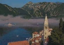 Morning In Perast - oil, canvas