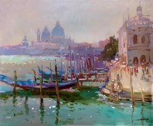 Venice - oil, canvas