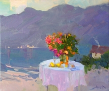 Evening Bouquet - oil, canvas