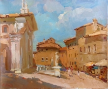 Urbino - oil, canvas