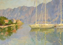 Montenegro Evening - oil, canvas