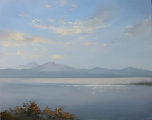 Sevan Lake - oil, canvas