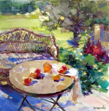 Summer Noon - oil, canvas